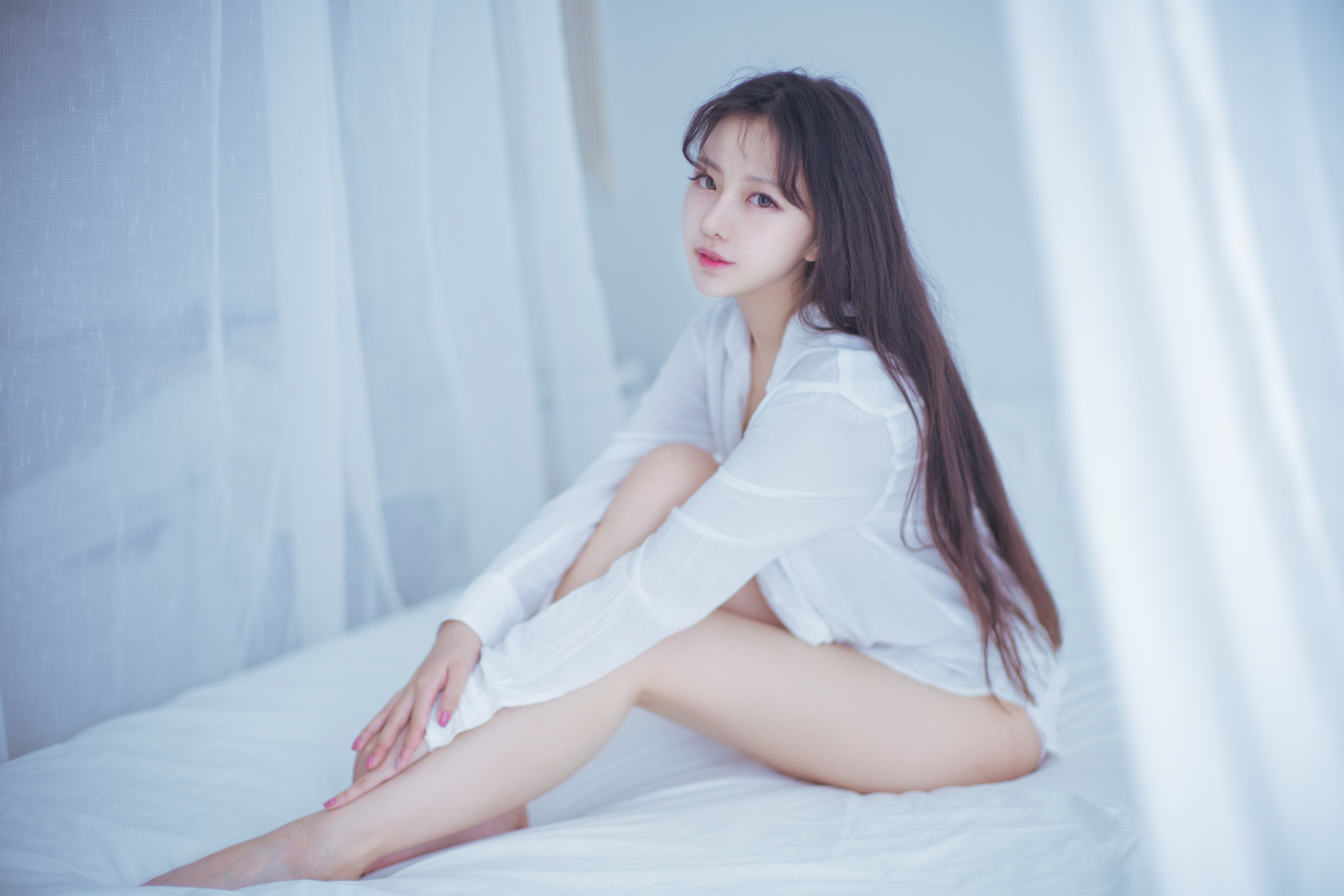 图片[1]-Shika小鹿鹿 – NO.015 白衬衣 [13P]-XikXak